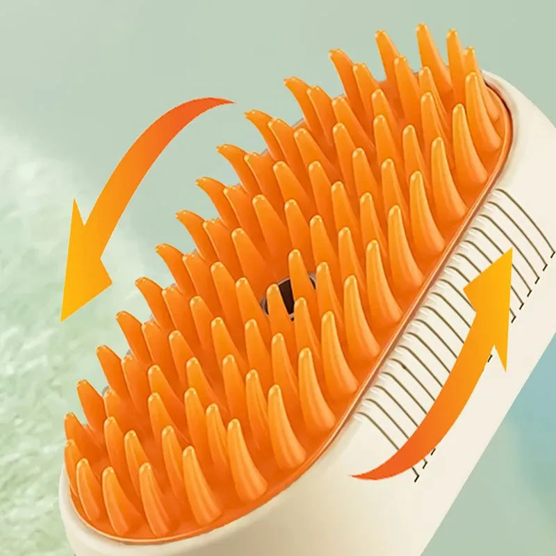 Cepillo de Vapor 3 en 1 para Mascotas