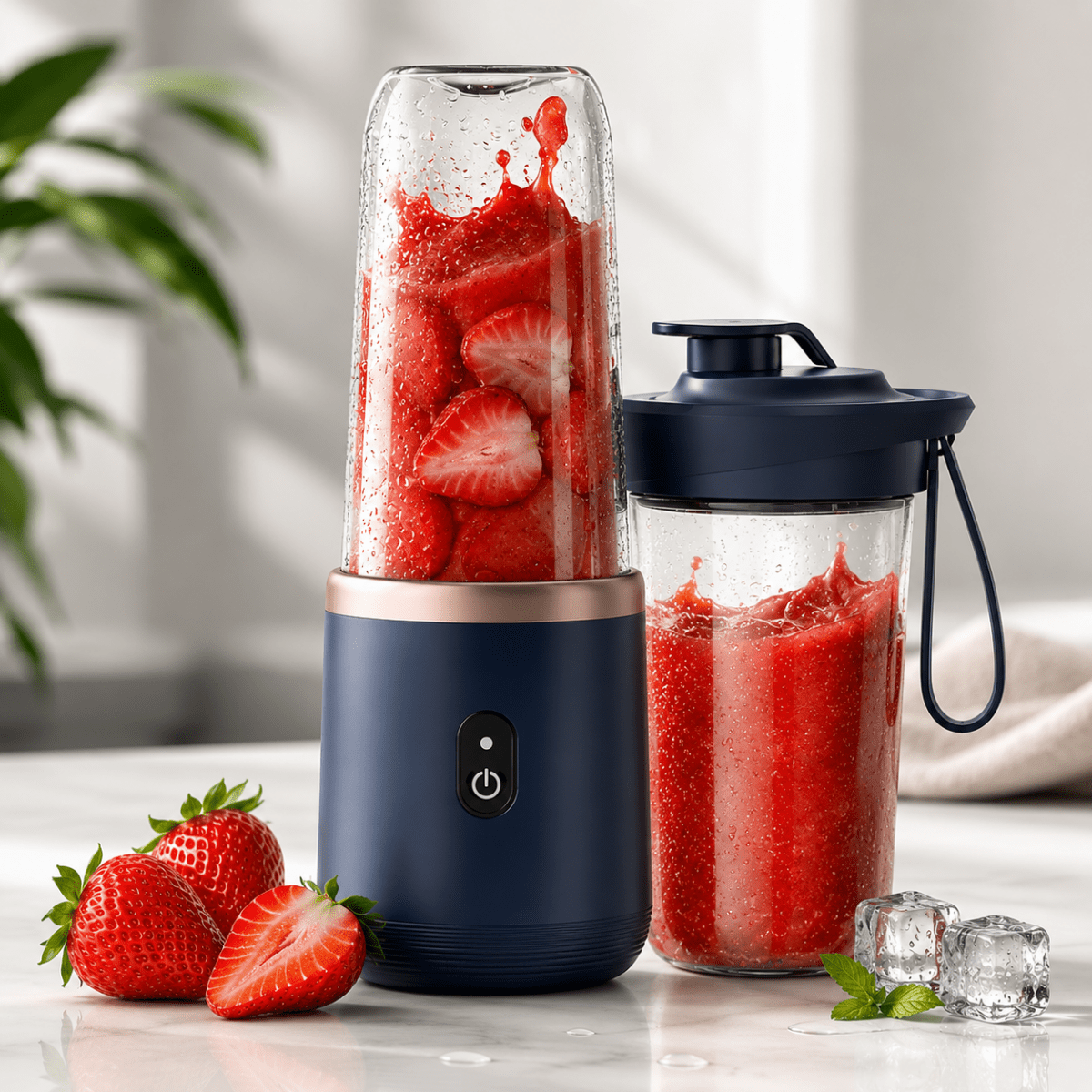 Licuadora Portátil USB 400ml – Batidos en 60 Segundos, Donde Quieras - TodoFullChile-Tienda
