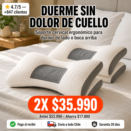 ¿TE DESPIERTAS Y LO PRIMERO QUE HACES ES GIRAR EL CUELLO PARA VER SI HOY DUELE MENOS? - TodoFullChile-Tienda